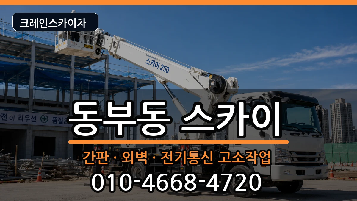 경상북도영천시동부동 스카이 경상북도영천시동부동 스카이 장비 처리 안내 이미지 2