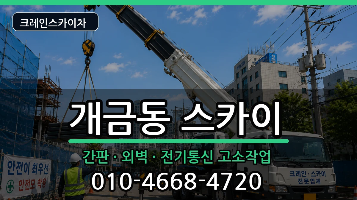 부산광역시부산진구개금동 스카이 장비 처리 안내 이미지 2