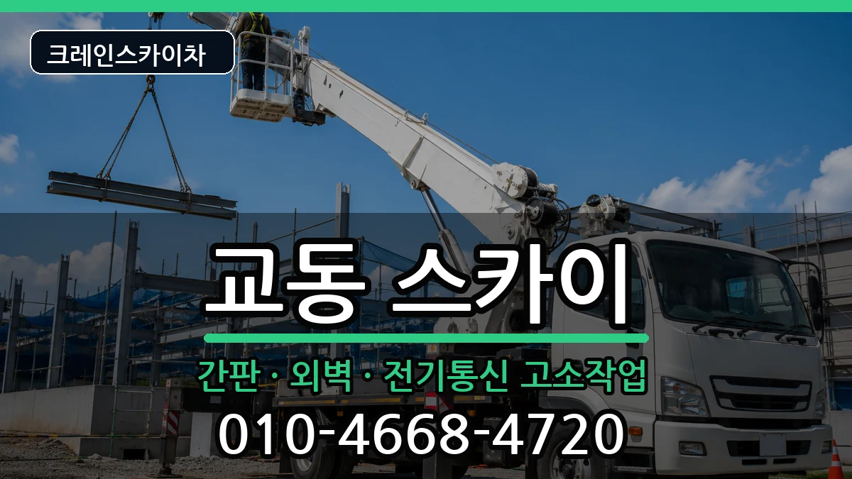 충청북도제천시교동 스카이 충청북도제천시교동 스카이 장비 처리 안내 이미지 1