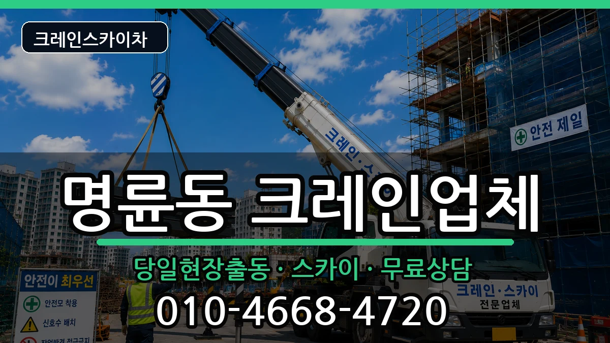 부산광역시동래구명륜동 크레인 부산광역시동래구명륜동 크레인 장비 처리 안내 이미지 2