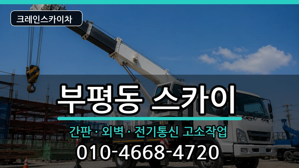 부산광역시 중구 부평동  스카이 비용형