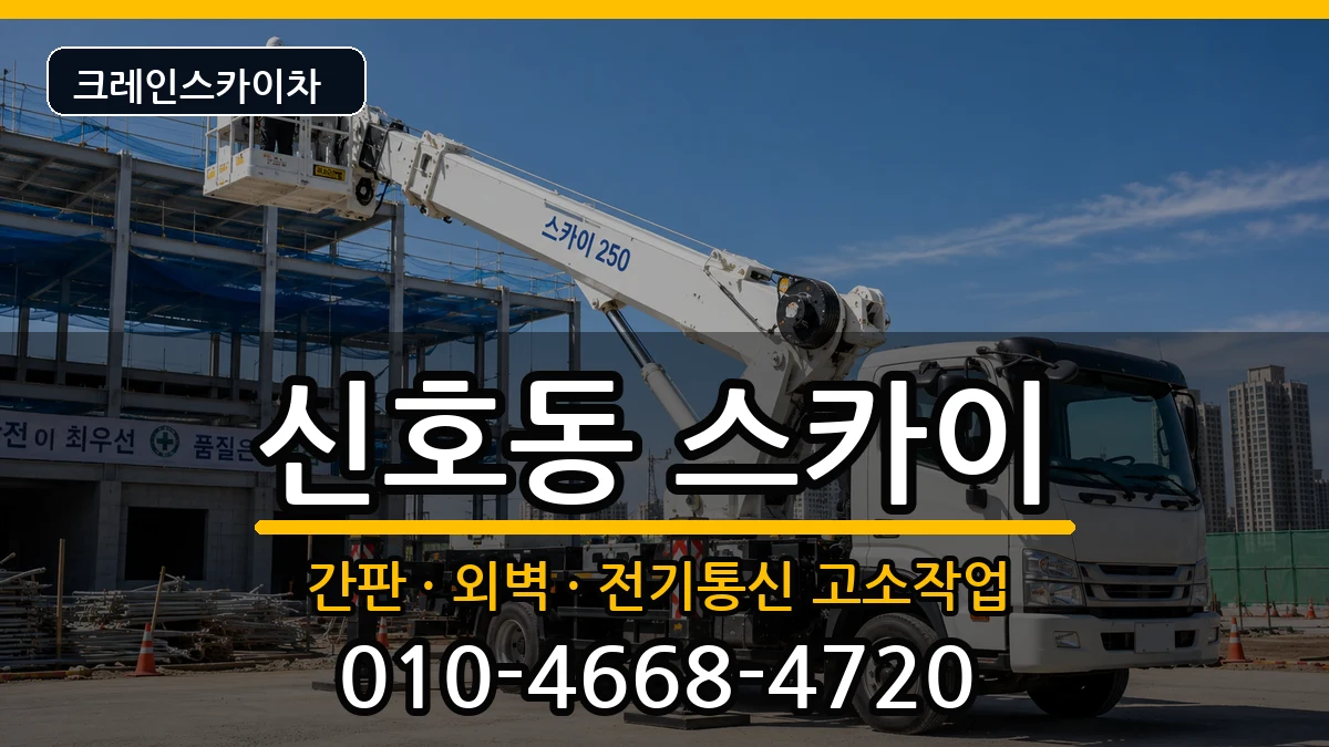 부산광역시강서구신호동 스카이 부산광역시강서구신호동 스카이 장비 처리 안내 이미지 3