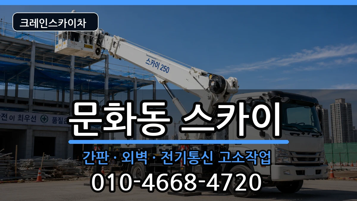 대전광역시중구문화동 스카이 대전광역시중구문화동 스카이 장비 처리 안내 이미지 3