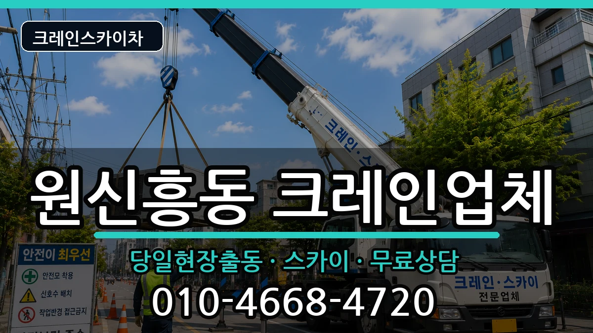 대전광역시 유성구 원신흥동  크레인 질문형