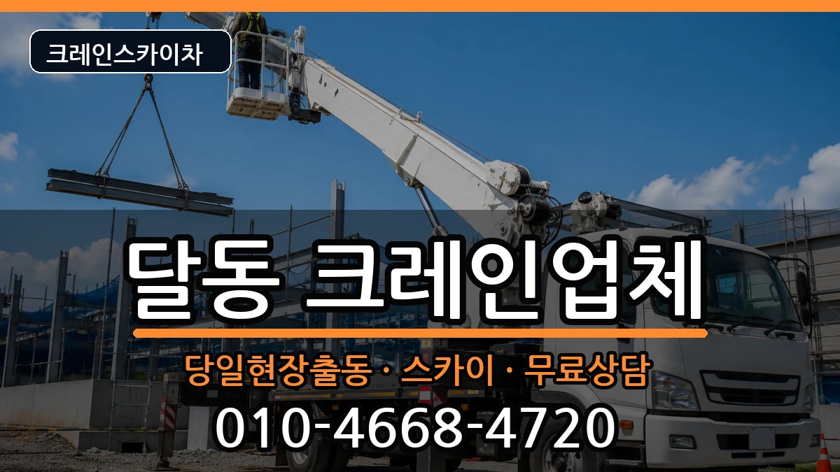 울산광역시남구달동 크레인 장비 처리 안내 이미지 3
