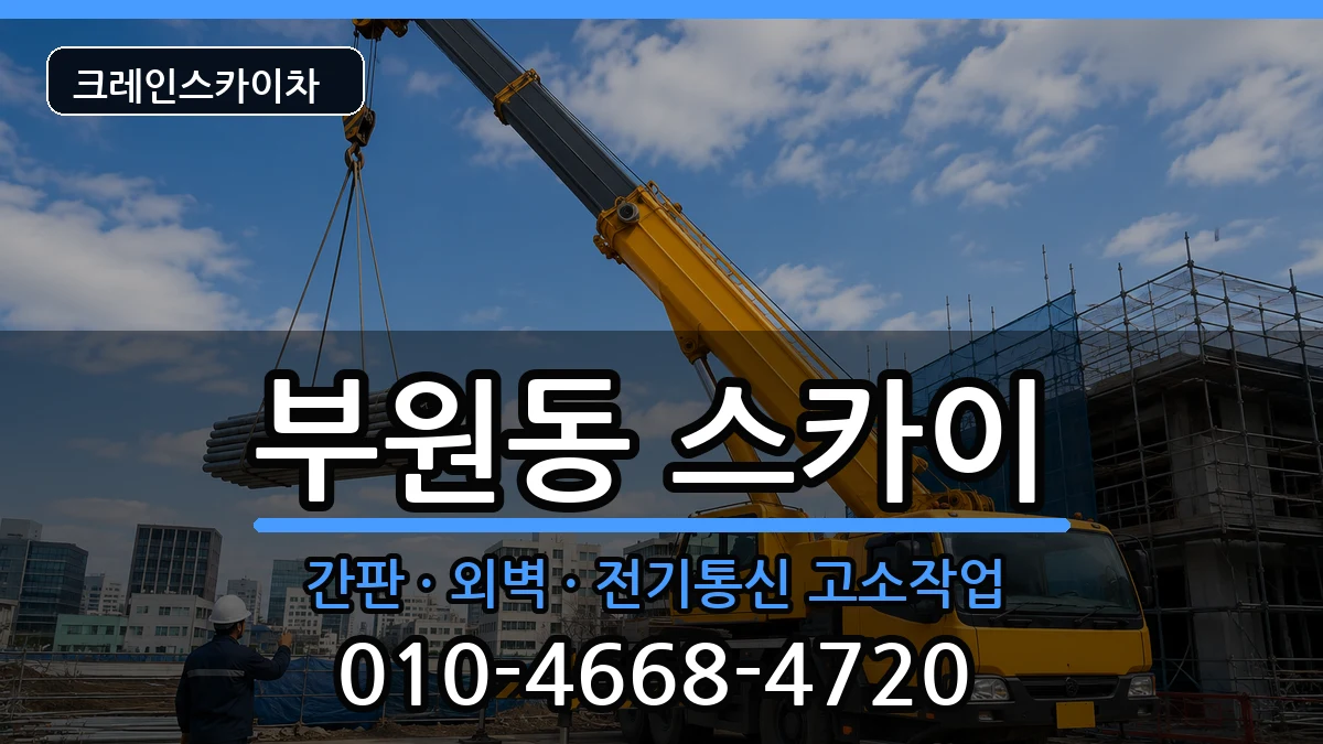 경상남도김해시부원동 스카이 장비 처리 안내 이미지 3