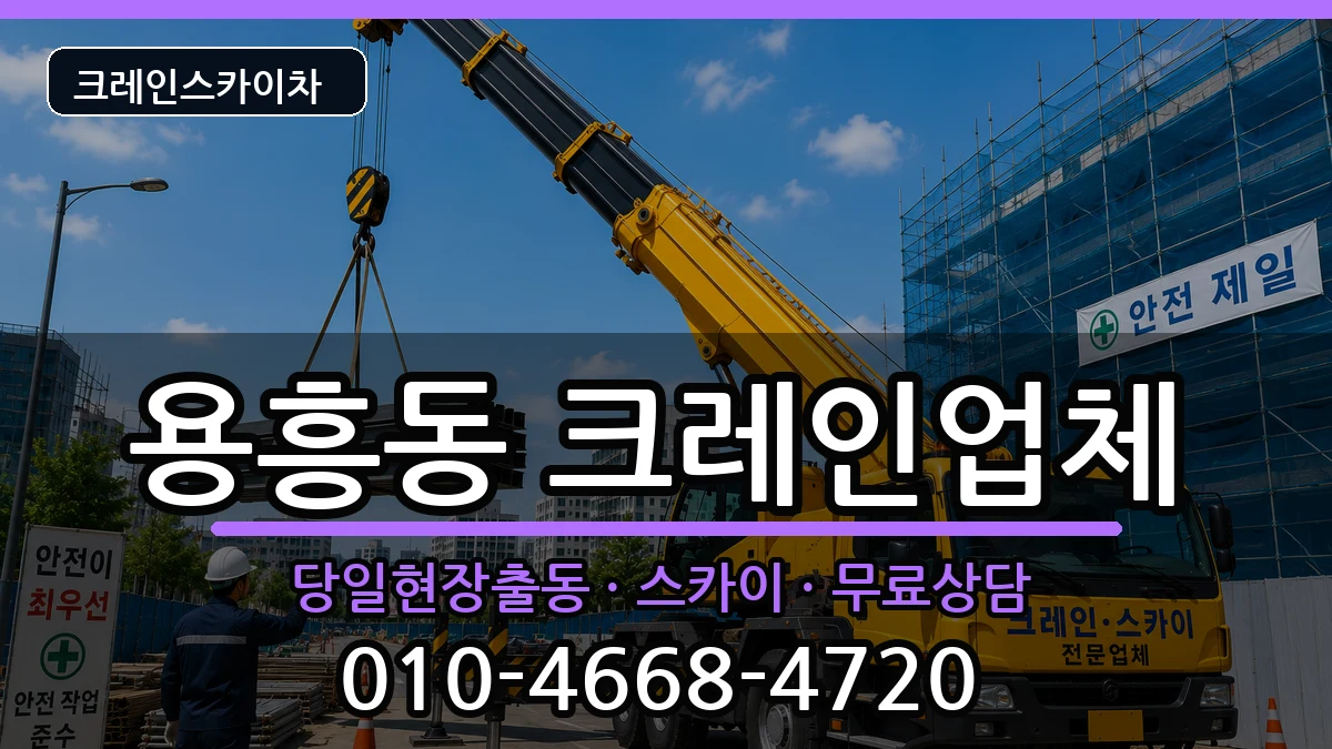 경상북도포항시북구용흥동 크레인 장비 처리 안내 이미지 1