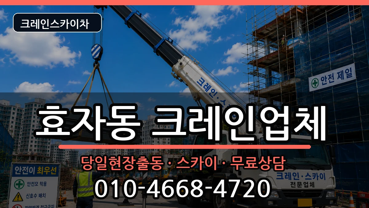 전북특별자치도전주시완산구효자동 크레인 전북특별자치도전주시완산구효자동 크레인 장비 처리 안내 이미지 1