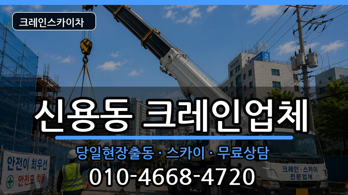 광주광역시북구신용동 크레인 장비 처리 안내 이미지 3