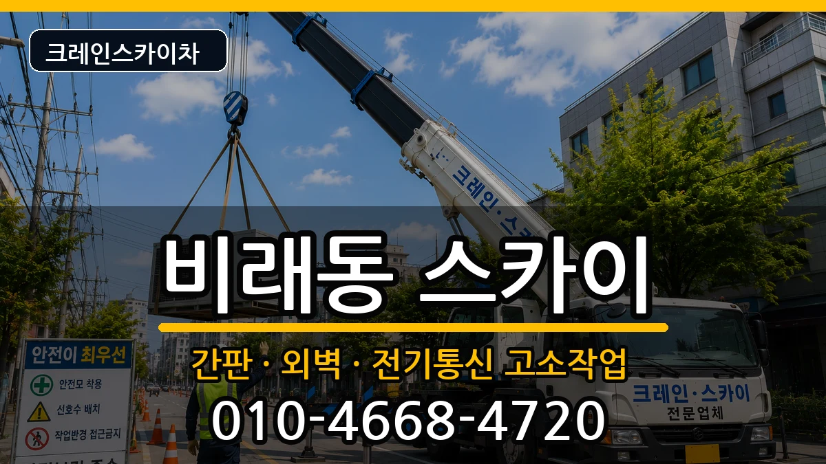 대전광역시대덕구비래동 스카이 대전광역시대덕구비래동 스카이 장비 처리 안내 이미지 1