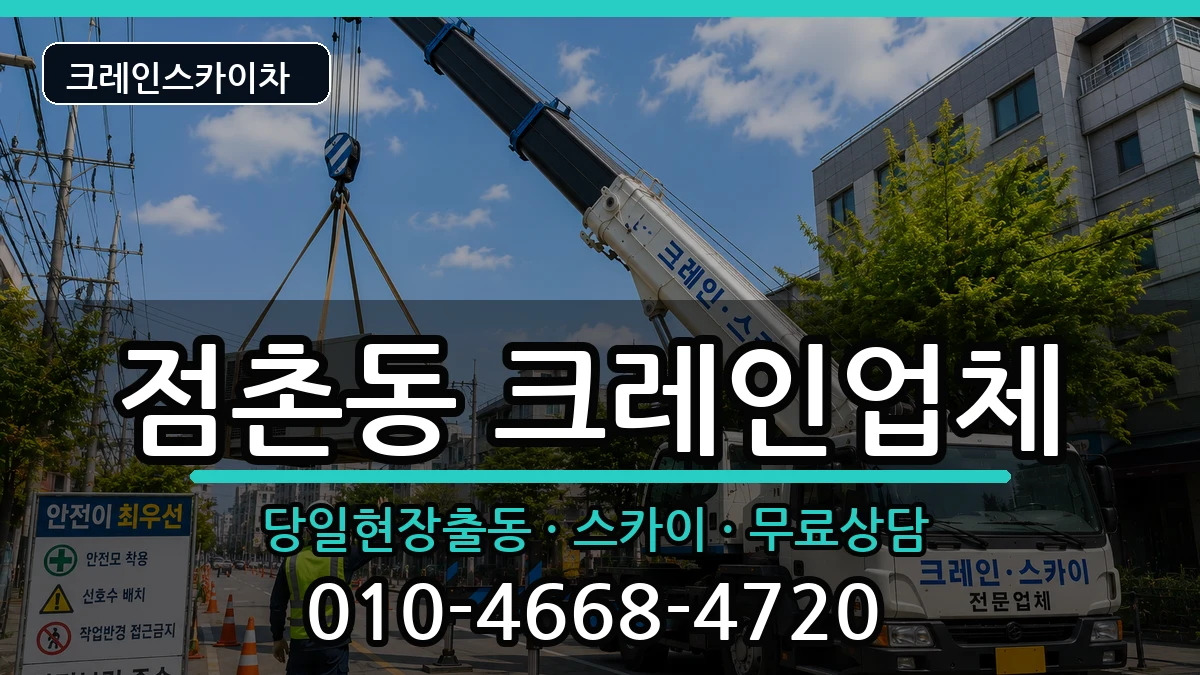 경상북도 문경시 점촌동  크레인 질문형