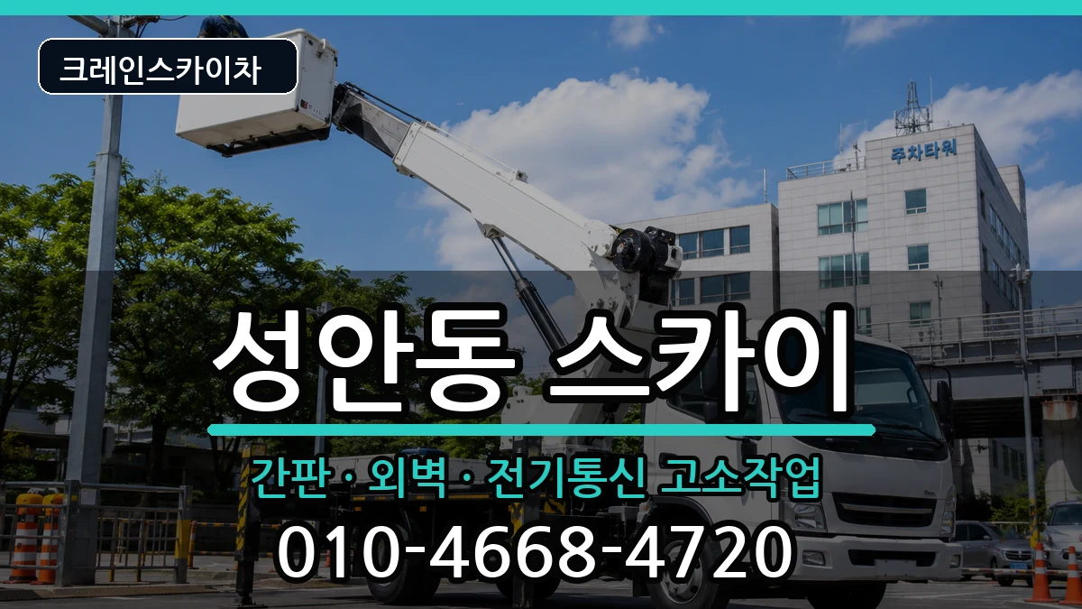 충청북도청주시상당구성안동 스카이 충청북도청주시상당구성안동 스카이 장비 처리 안내 이미지 3