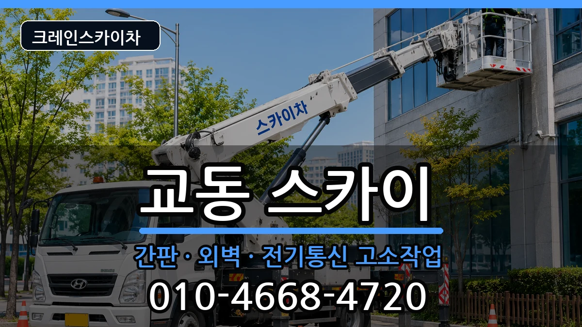 강원특별자치도속초시교동 스카이 장비 처리 안내 이미지 3