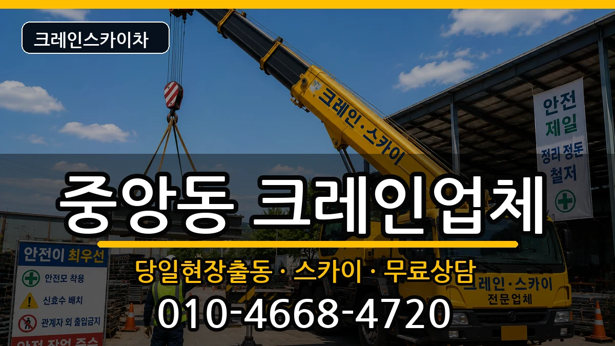 경상북도포항시북구중앙동 크레인 경상북도포항시북구중앙동 크레인 장비 처리 안내 이미지 2