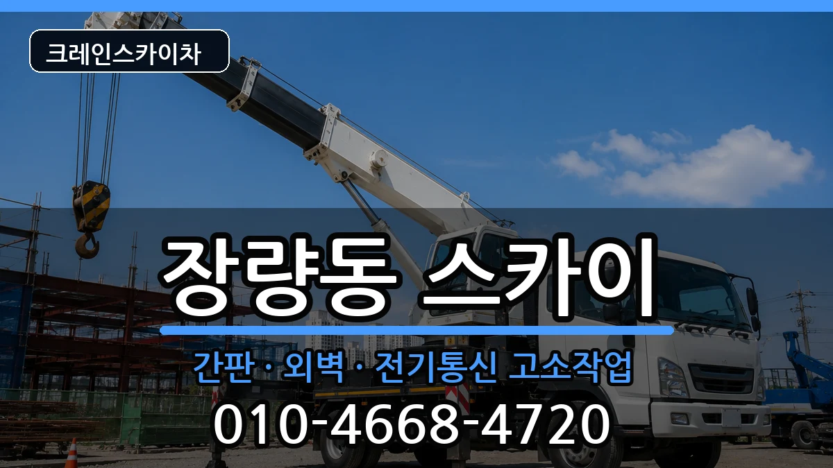 경상북도포항시북구장량동 스카이 경상북도포항시북구장량동 스카이 장비 처리 안내 이미지 2