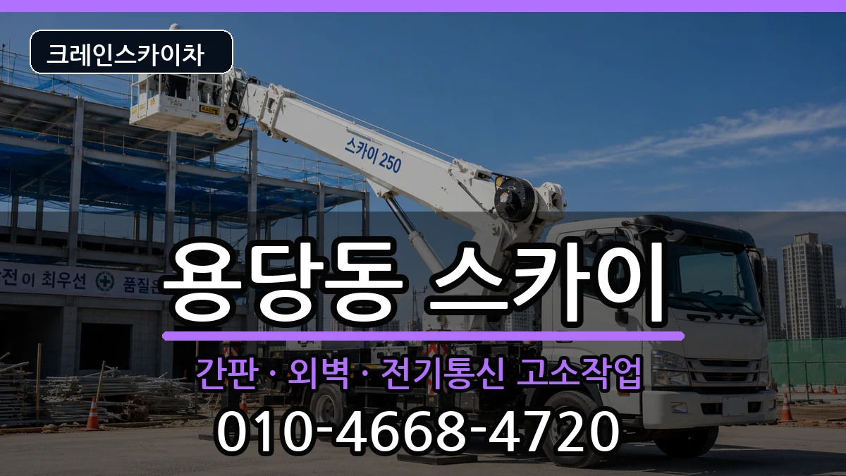 부산광역시남구용당동 스카이 부산광역시남구용당동 스카이 장비 처리 안내 이미지 3
