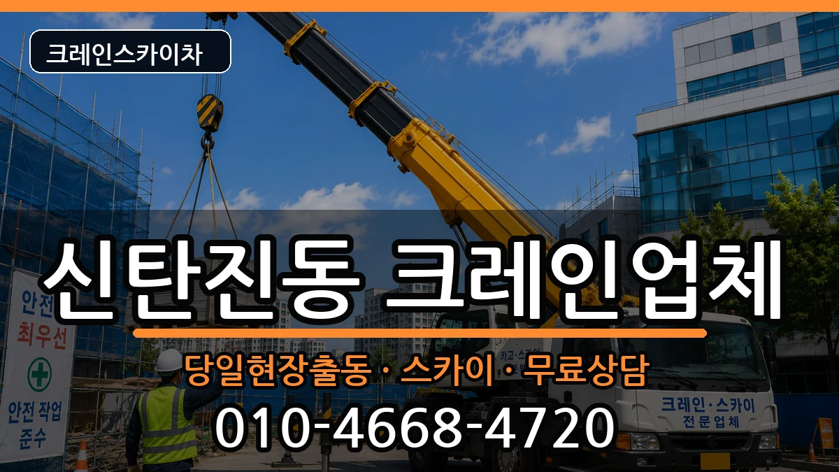 대전광역시대덕구신탄진동 크레인 장비 처리 안내 이미지 2