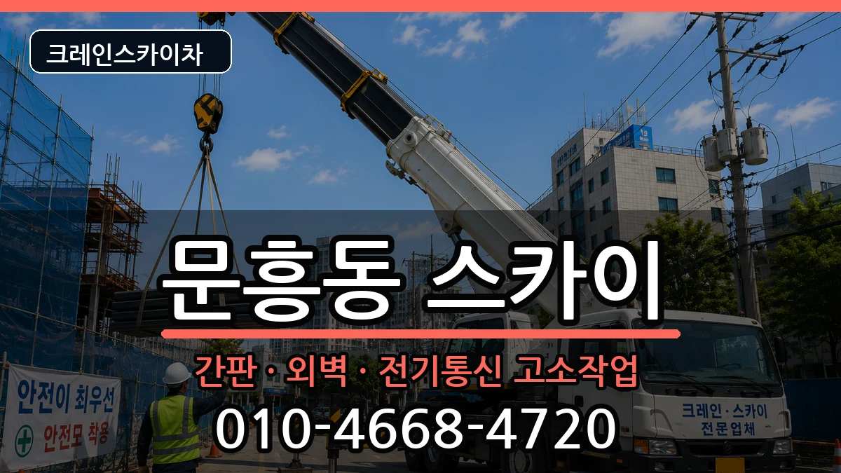 광주광역시북구문흥동 스카이 장비 처리 안내 이미지 2