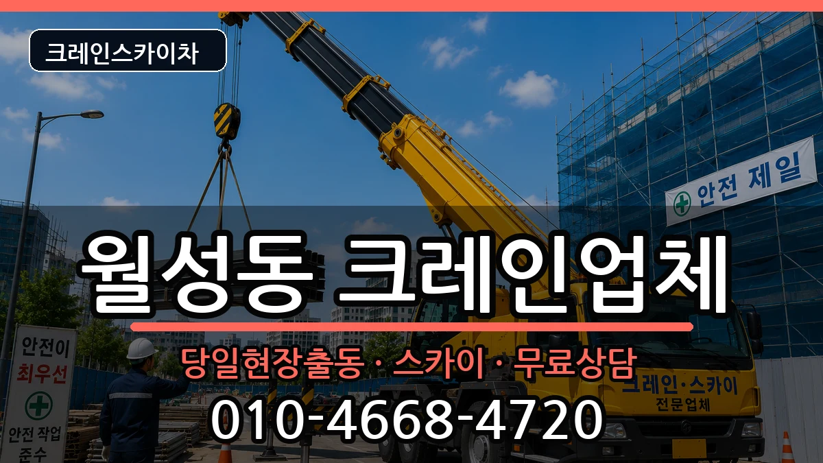경상북도경주시월성동 크레인 장비 처리 안내 이미지 3