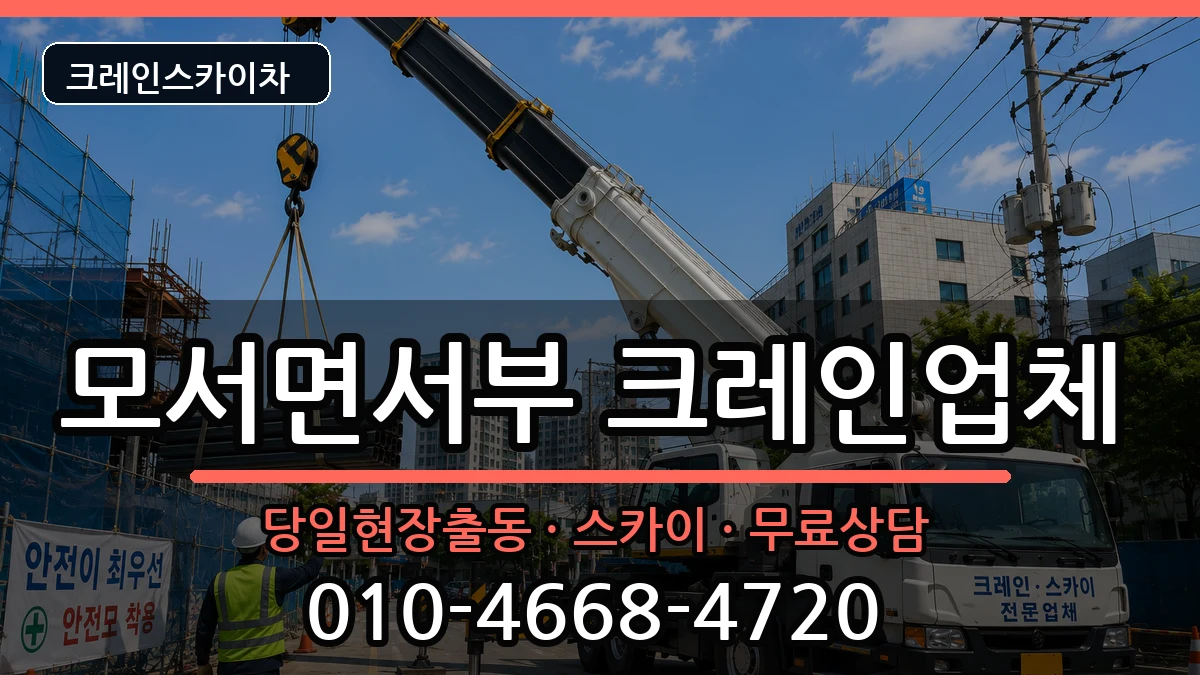 경상북도상주시모서면서부 크레인 장비 처리 안내 이미지 2