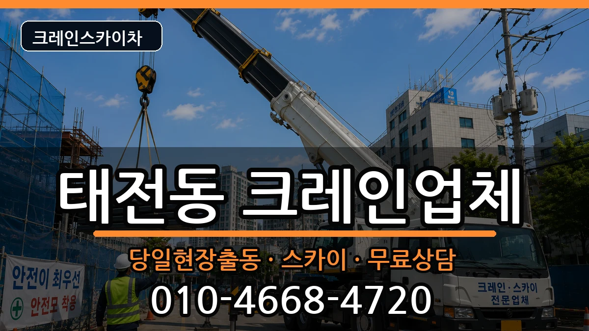 대구광역시북구태전동 크레인 대구광역시북구태전동 크레인 장비 처리 안내 이미지 3