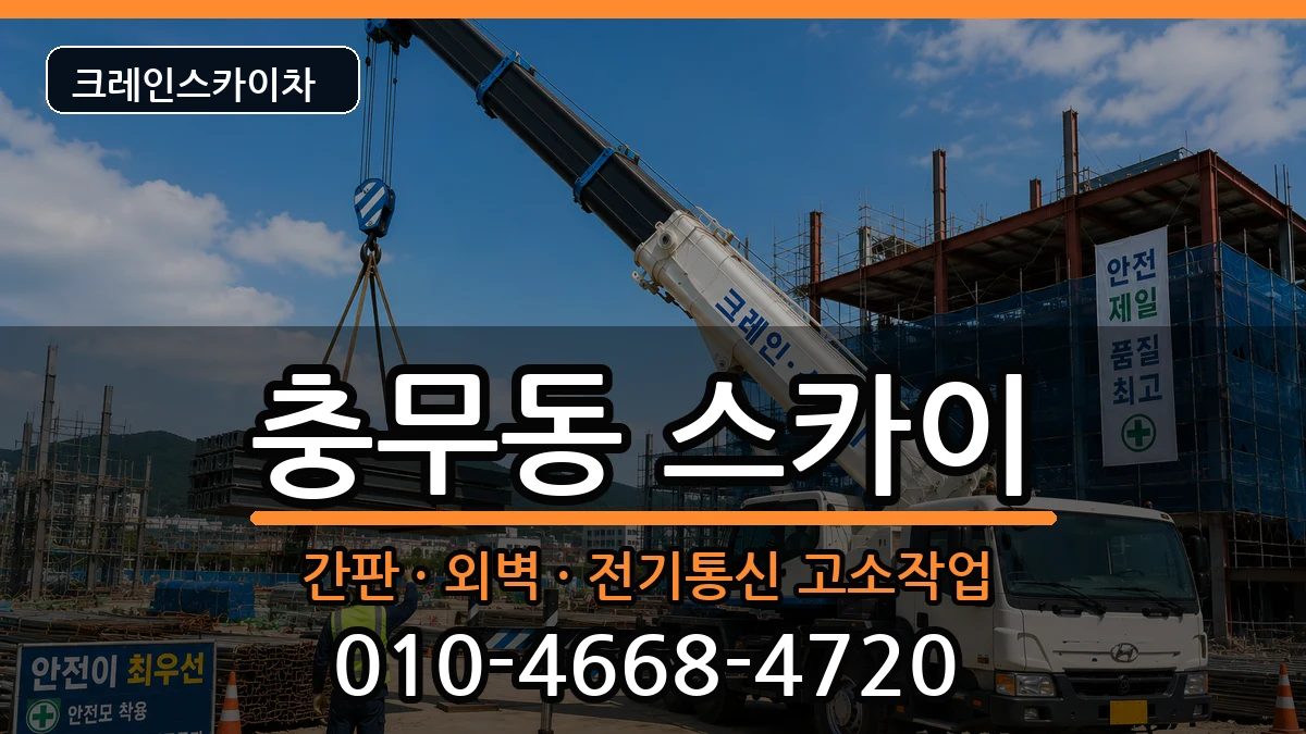 부산광역시서구충무동 스카이 장비 처리 안내 이미지 2