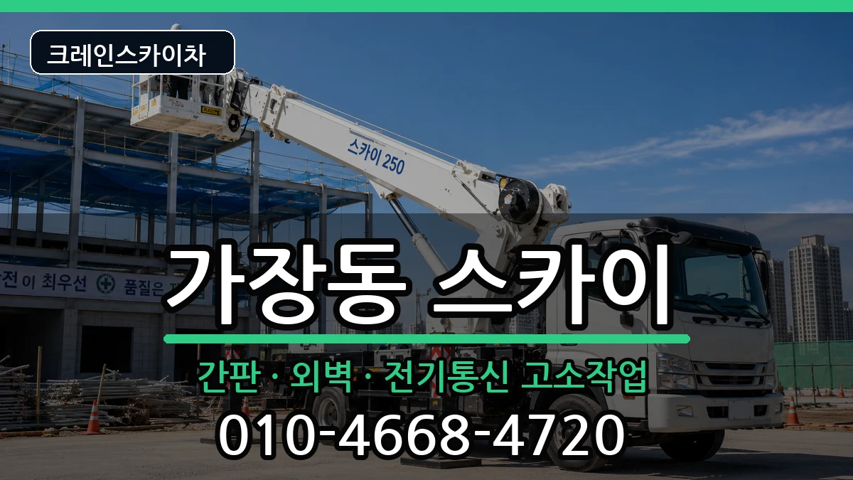 대전광역시서구가장동 스카이 장비 처리 안내 이미지 2
