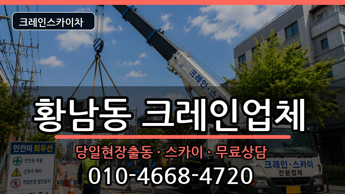 경상북도 경주시 황남동  크레인 주의사항형