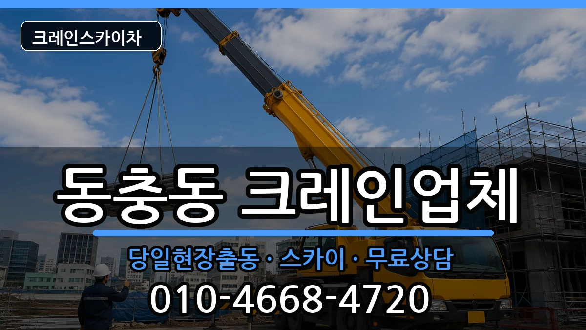 전북특별자치도남원시동충동 크레인 장비 처리 안내 이미지 2