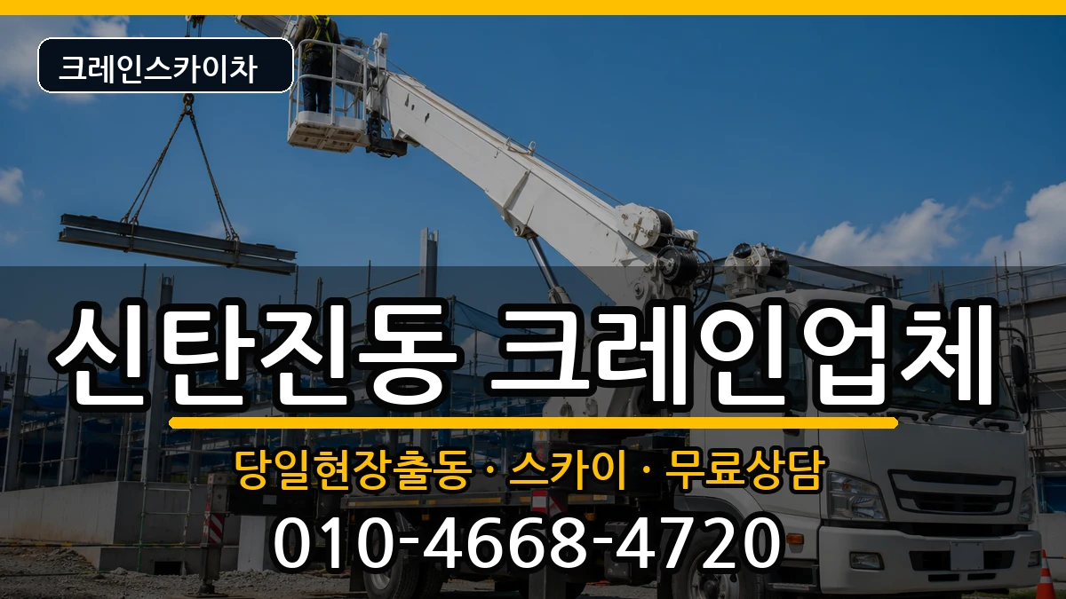 대전광역시대덕구신탄진동 크레인 장비 처리 안내 이미지 1