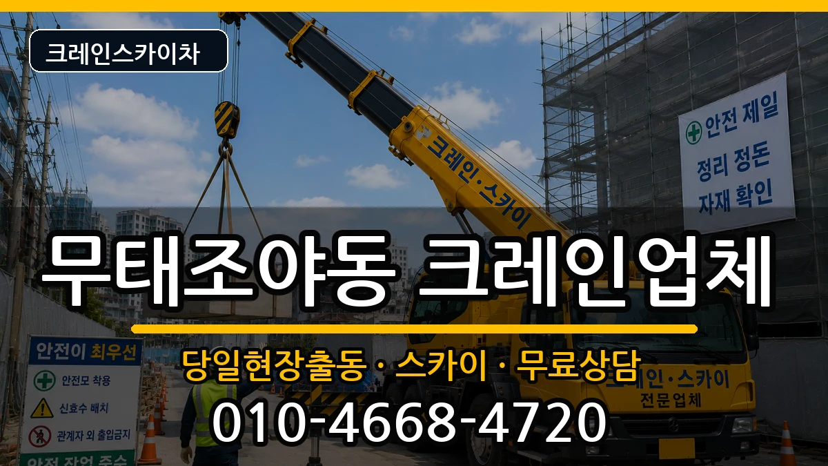 대구광역시 북구 무태조야동  크레인 FAQ형