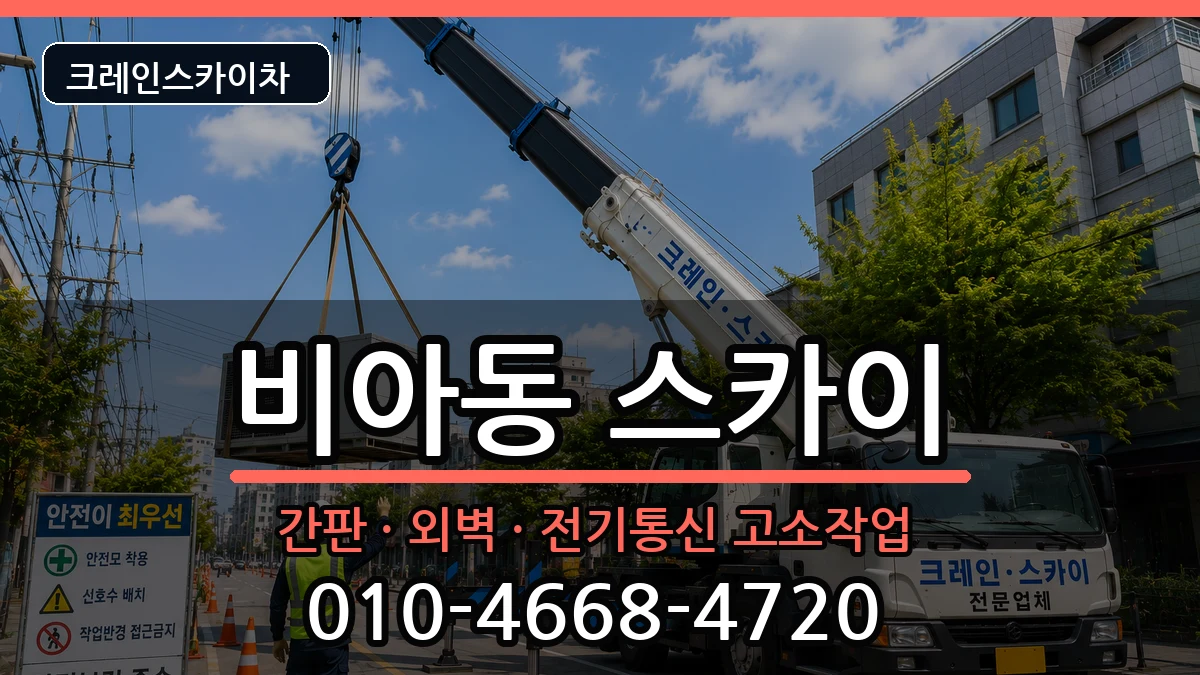 광주광역시광산구비아동 스카이 장비 처리 안내 이미지 1