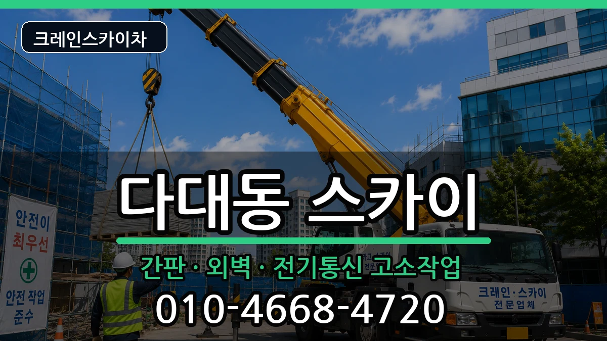 부산광역시사하구다대동 스카이 장비 처리 안내 이미지 1