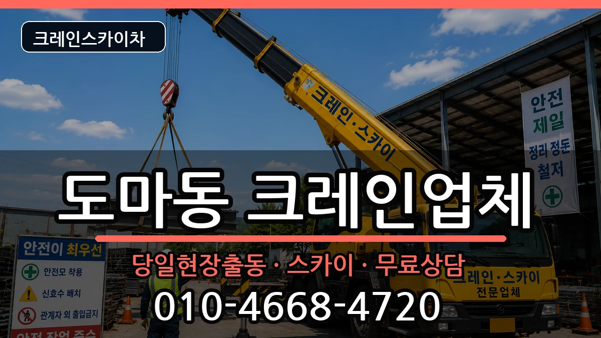 대전광역시서구도마동 크레인 대전광역시서구도마동 크레인 장비 처리 안내 이미지 3