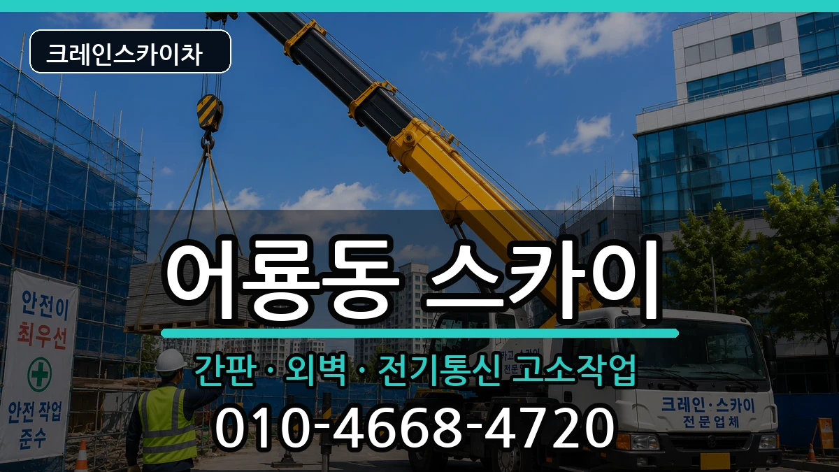 광주광역시광산구어룡동 스카이 장비 처리 안내 이미지 3