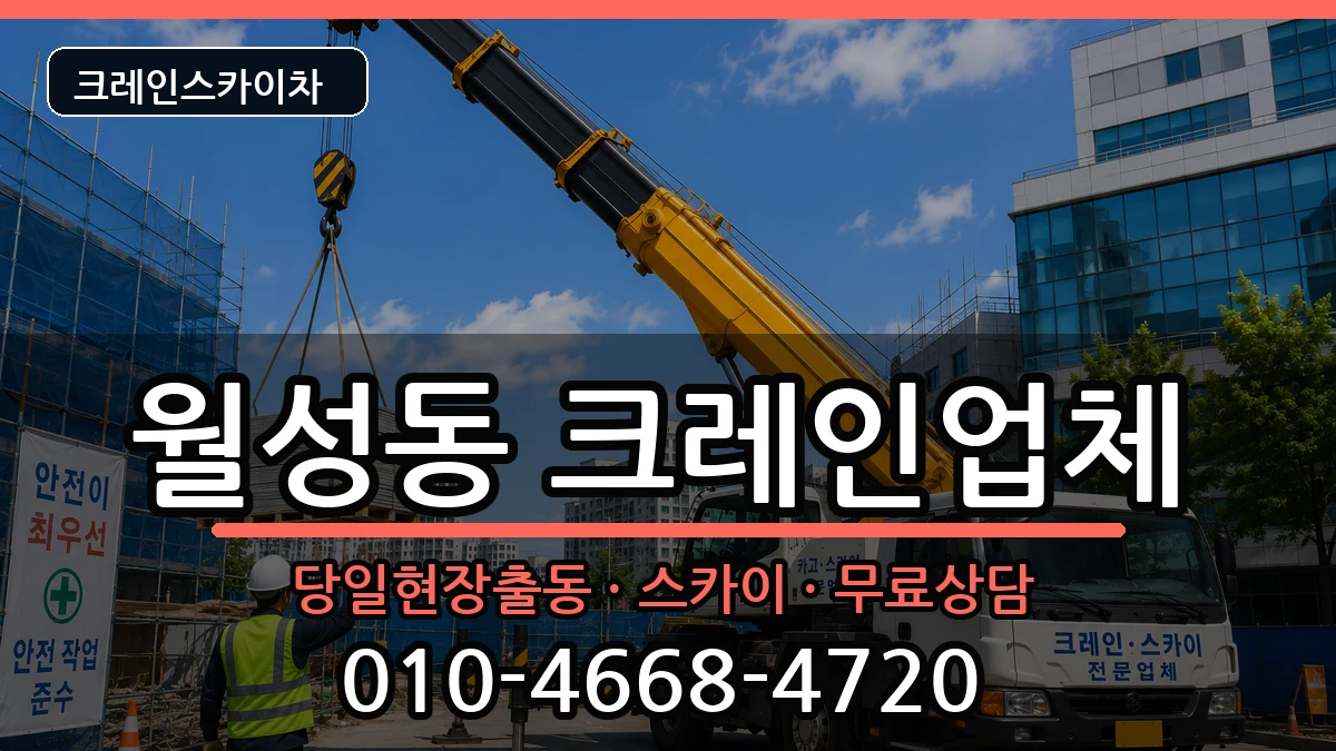 경상북도경주시월성동 크레인 장비 처리 안내 이미지 2