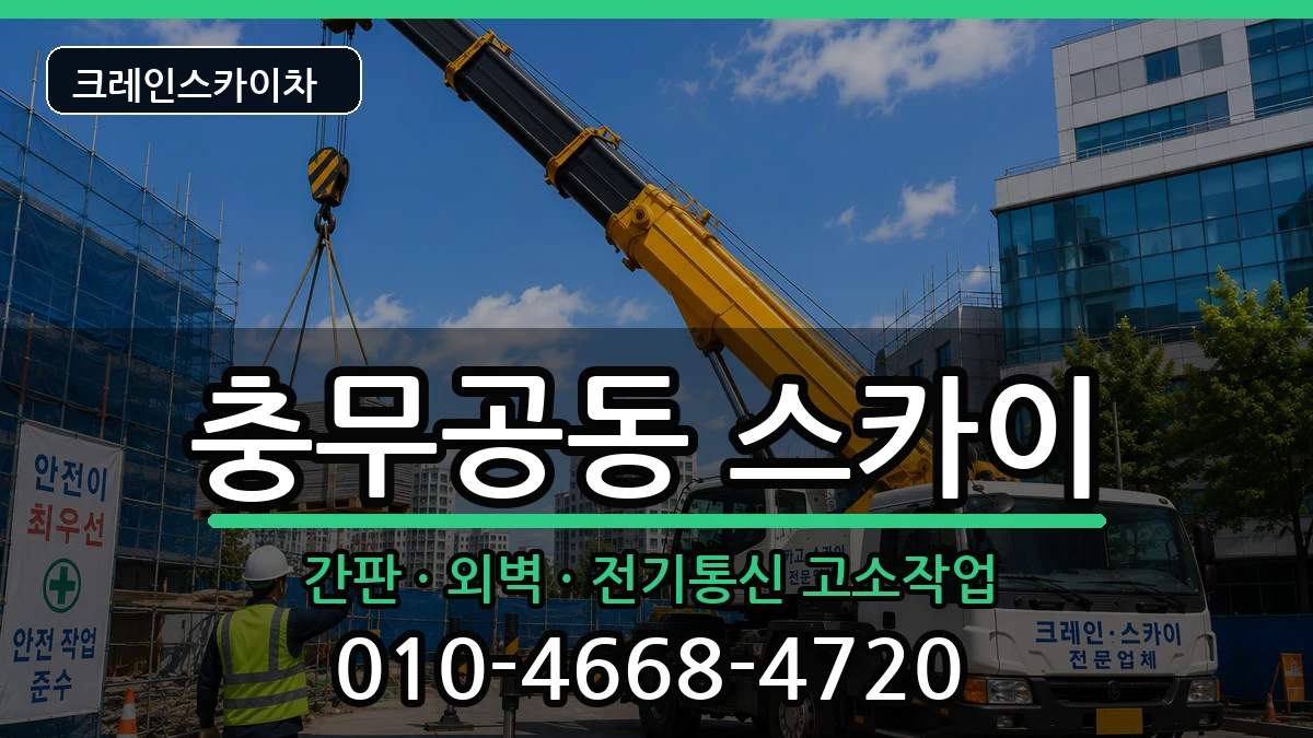 경상남도진주시충무공동 스카이 장비 처리 안내 이미지 3