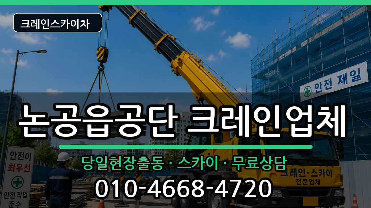 대구광역시 달성군 논공읍공단  크레인 정보형