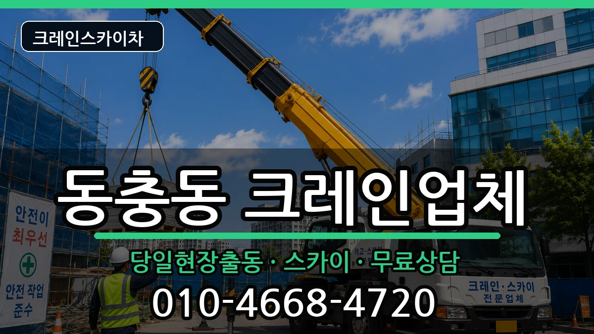 전북특별자치도남원시동충동 크레인 장비 처리 안내 이미지 1
