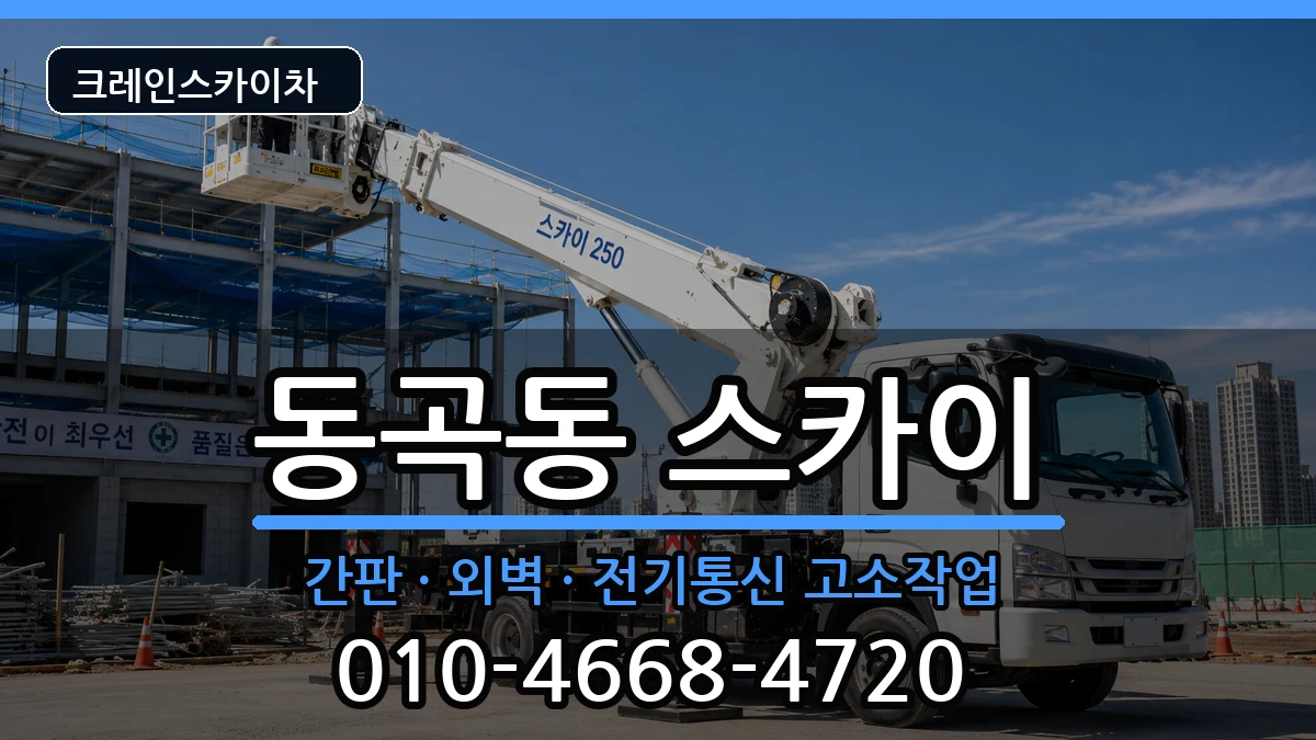 광주광역시광산구동곡동 스카이 광주광역시광산구동곡동 스카이 장비 처리 안내 이미지 3