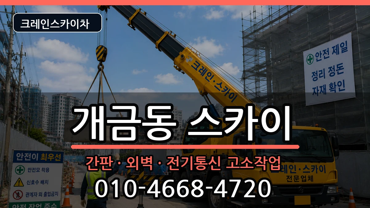 부산광역시부산진구개금동 스카이 장비 처리 안내 이미지 1
