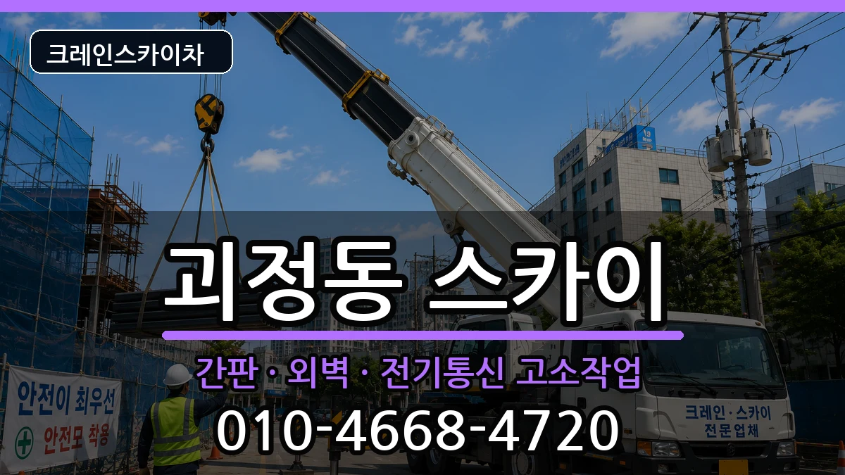 대전광역시서구괴정동 스카이 대전광역시서구괴정동 스카이 장비 처리 안내 이미지 1