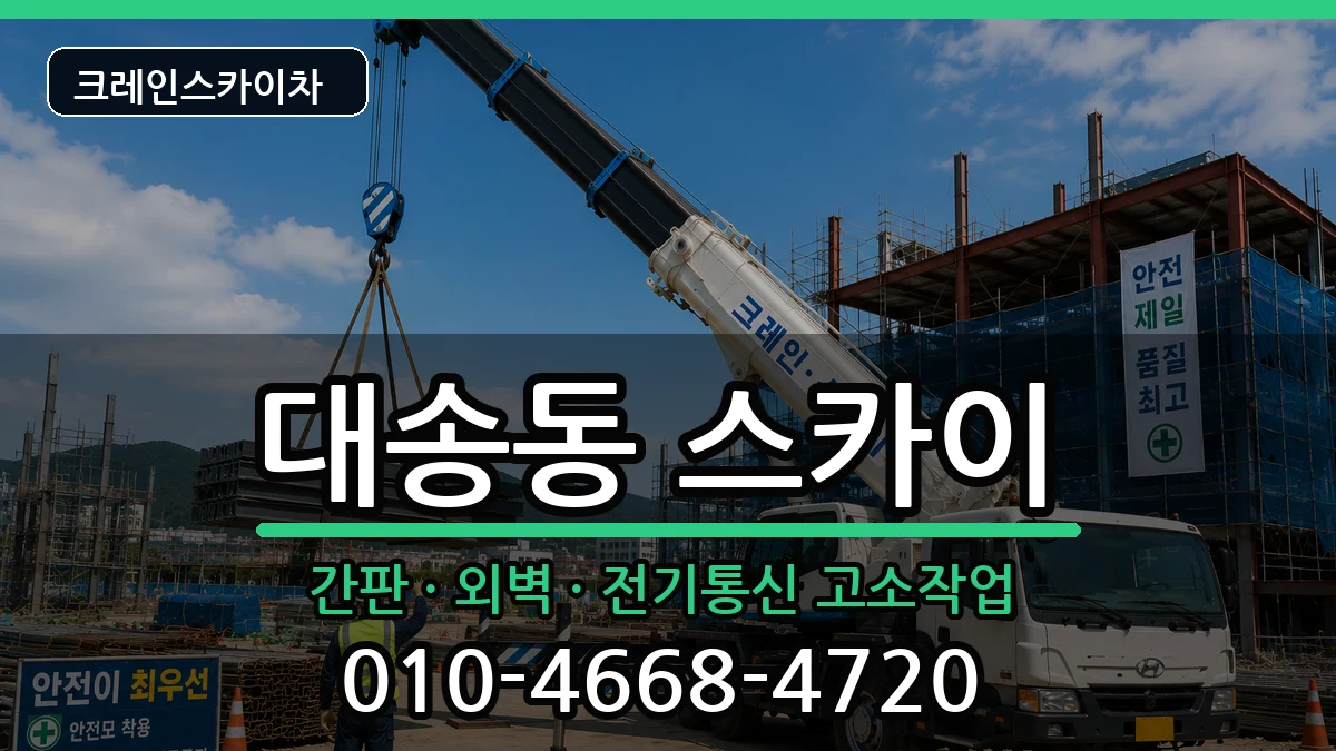 울산광역시동구대송동 스카이 장비 처리 안내 이미지 2
