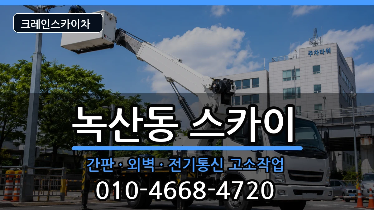 부산광역시강서구녹산동 스카이 장비 처리 안내 이미지 3