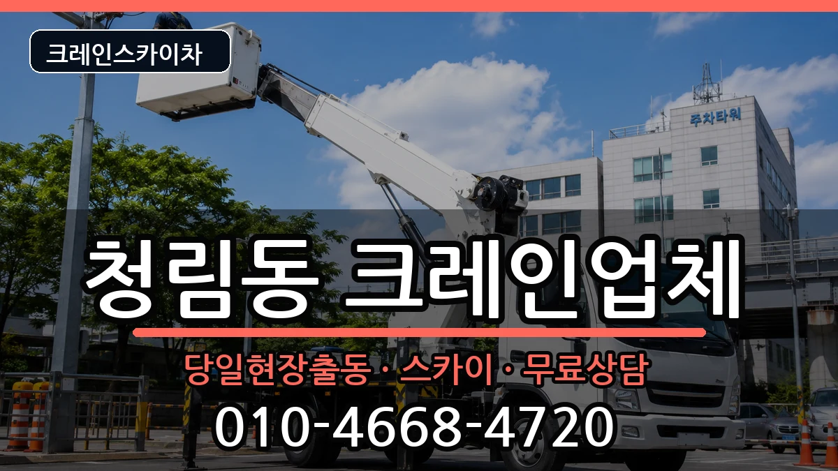 경상북도포항시남구청림동 크레인 장비 처리 안내 이미지 2
