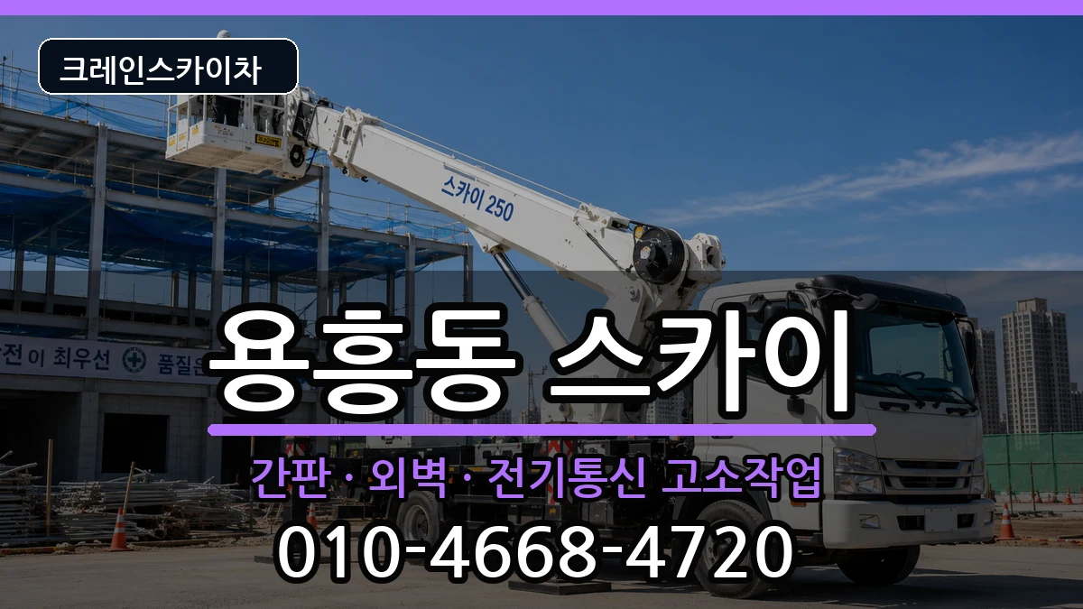 경상북도포항시북구용흥동 스카이 장비 처리 안내 이미지 1