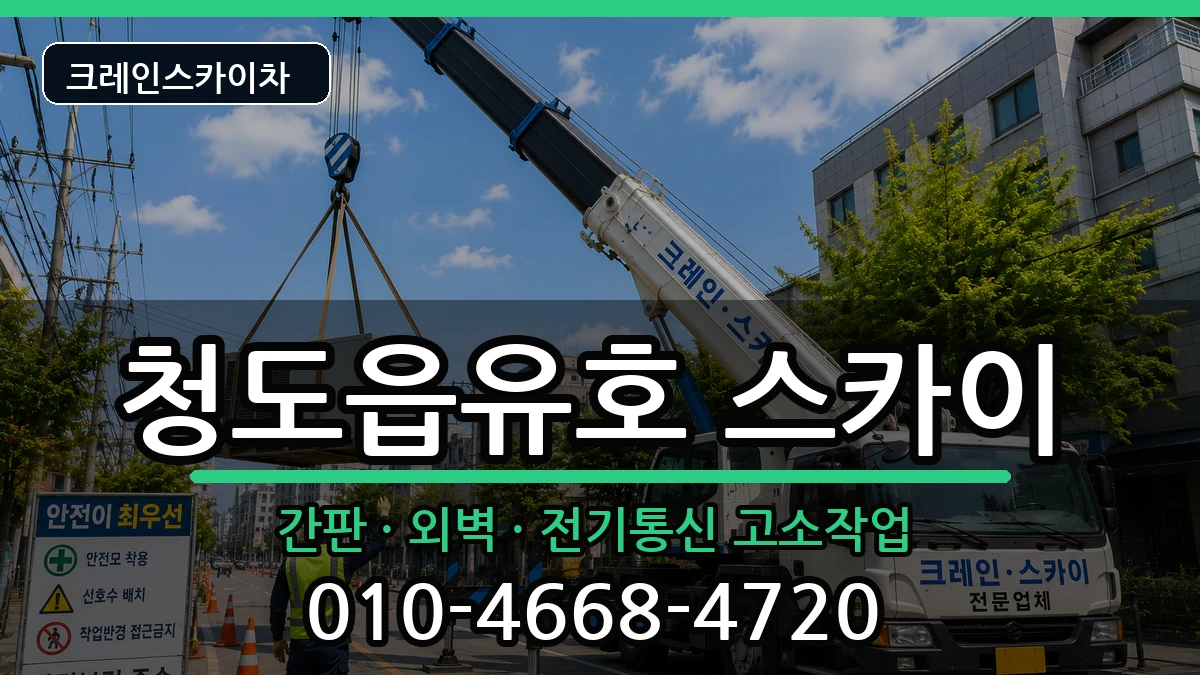 경상북도청도군청도읍유호 스카이 경상북도청도군청도읍유호 스카이 장비 처리 안내 이미지 2