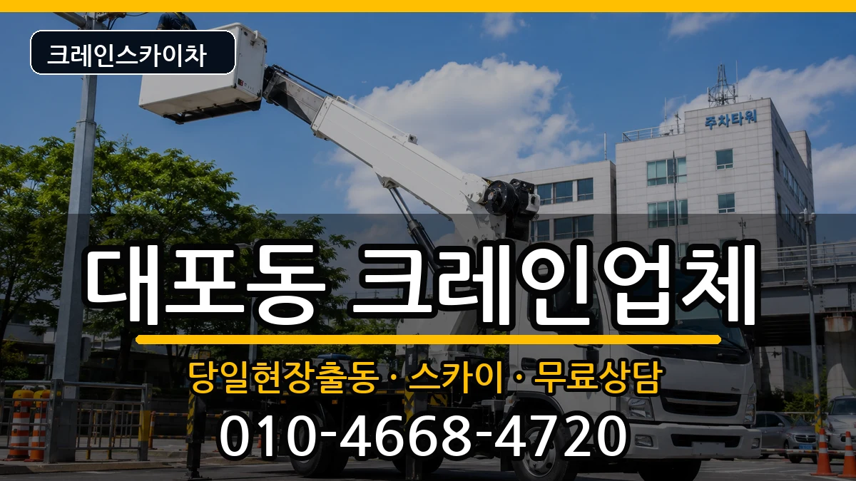 강원특별자치도속초시대포동 크레인 강원특별자치도속초시대포동 크레인 장비 처리 안내 이미지 1
