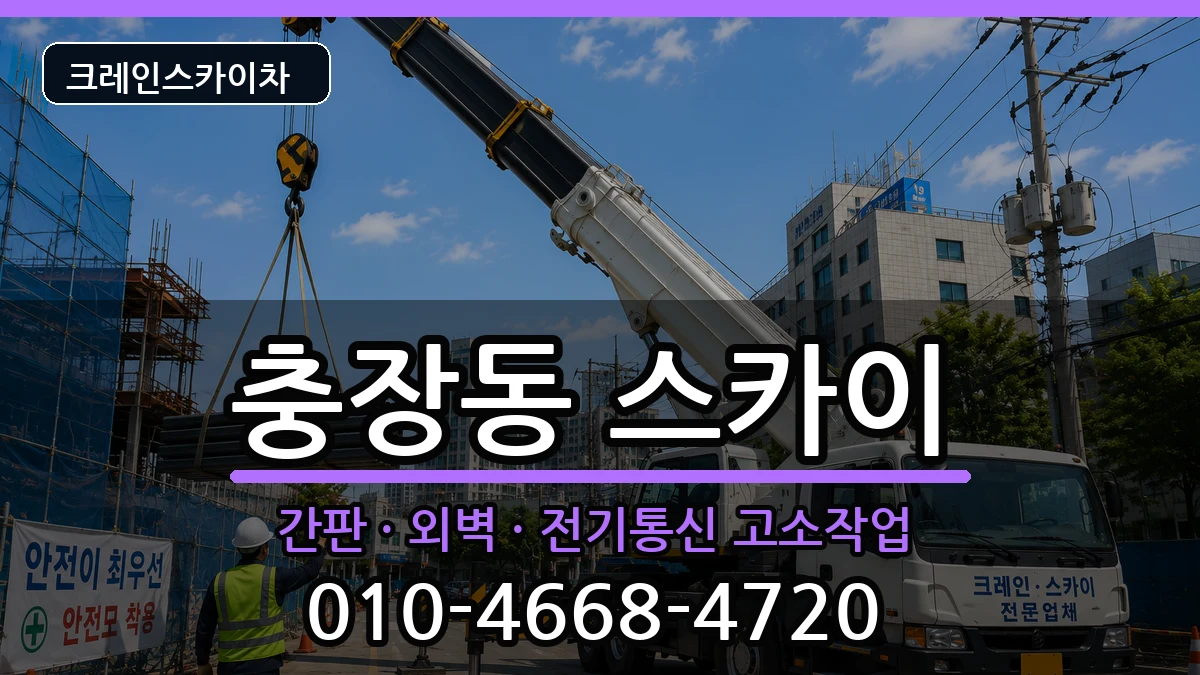 광주광역시동구충장동 스카이 광주광역시동구충장동 스카이 장비 처리 안내 이미지 1