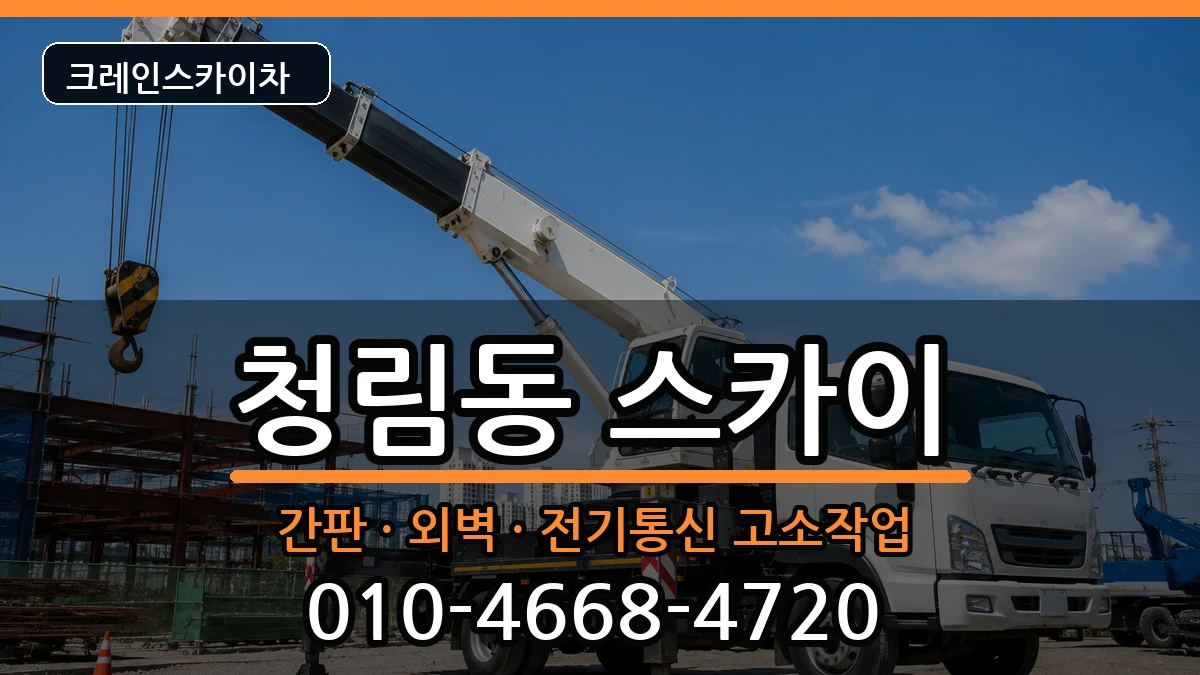 경상북도포항시남구청림동 스카이 장비 처리 안내 이미지 1